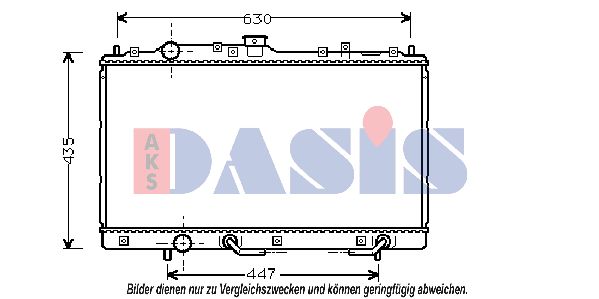 AKS DASIS Radiators, Motora dzesēšanas sistēma 140034N